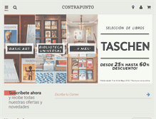 Tablet Screenshot of contrapunto.cl